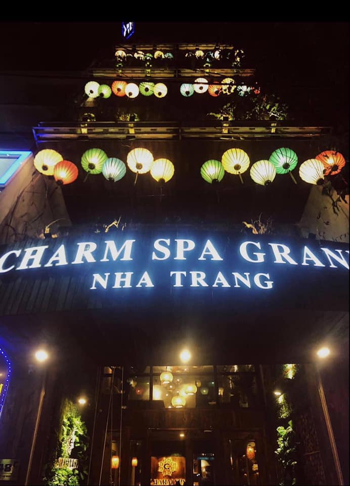 Charm Spa Grand Nha Trang về đêm